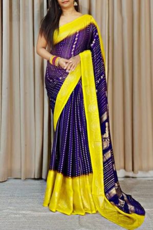 Foli print saree